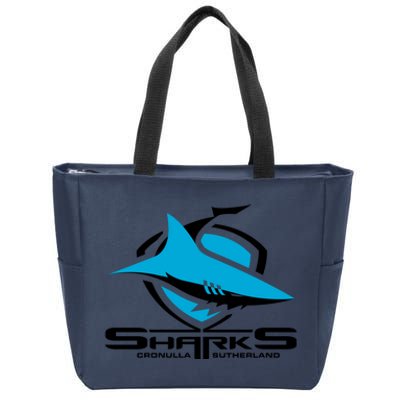 Cronulla Sharks Nrl Team Logo Pet Tank Cat Or Dog Cat Fish Zip Tote Bag