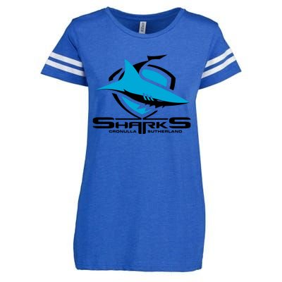 Cronulla Sharks Nrl Team Logo Pet Tank Cat Or Dog Cat Fish Enza Ladies Jersey Football T-Shirt