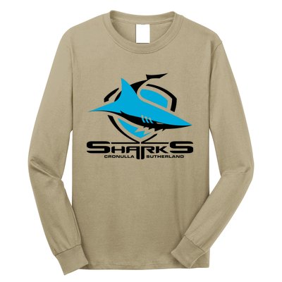 Cronulla Sharks Nrl Team Logo Pet Tank Cat Or Dog Cat Fish Long Sleeve Shirt