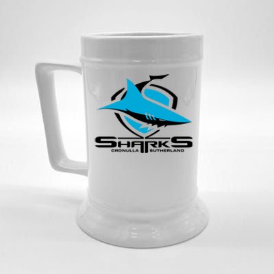 Cronulla Sharks Nrl Team Logo Pet Tank Cat Or Dog Cat Fish Beer Stein