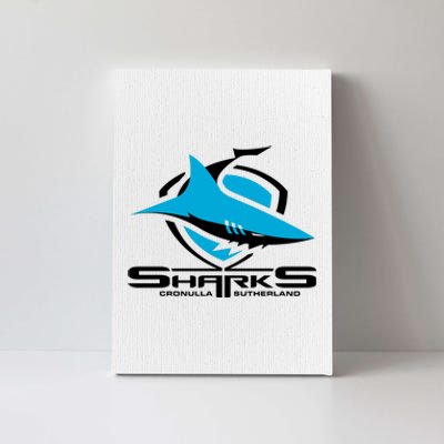 Cronulla Sharks Nrl Team Logo Pet Tank Cat Or Dog Cat Fish Canvas