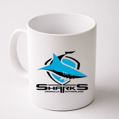 Cronulla Sharks Nrl Team Logo Pet Tank Cat Or Dog Cat Fish Coffee Mug