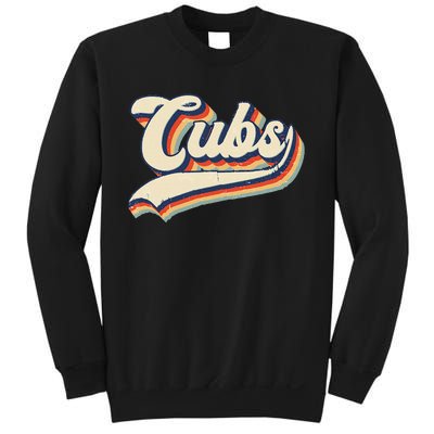 Cubs Sports Name Vintage Retro Gift Sweatshirt