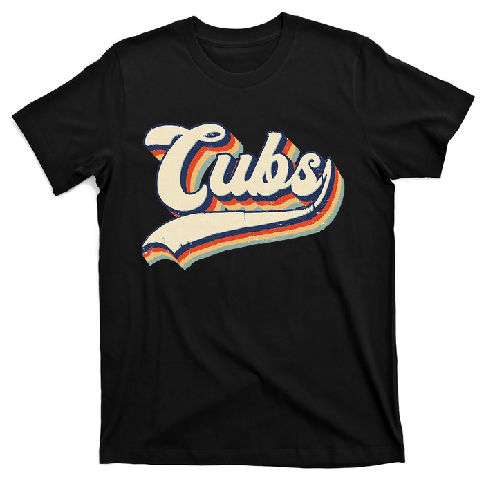 Cubs Sports Name Vintage Retro Gift T-Shirt