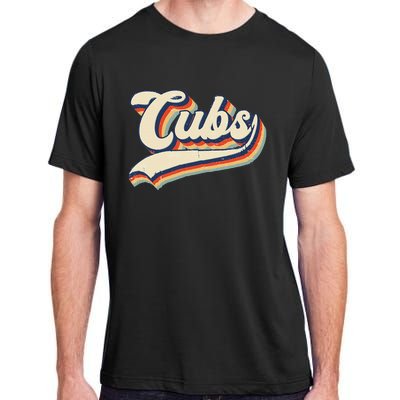 Cubs Sports Name Vintage Retro Gift Adult ChromaSoft Performance T-Shirt