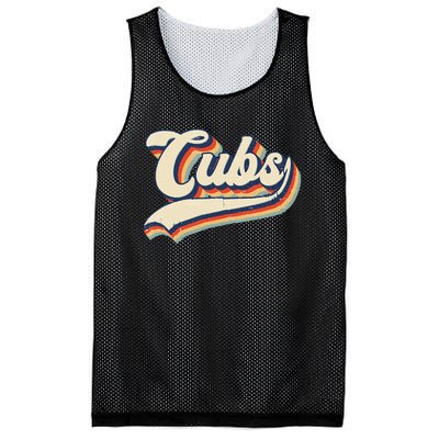 Cubs Sports Name Vintage Retro Gift Mesh Reversible Basketball Jersey Tank