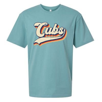 Cubs Sports Name Vintage Retro Gift Sueded Cloud Jersey T-Shirt