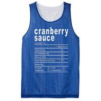 Cranberry Sauce Nutrition Facts Thanksgiving Gift Mesh Reversible Basketball Jersey Tank