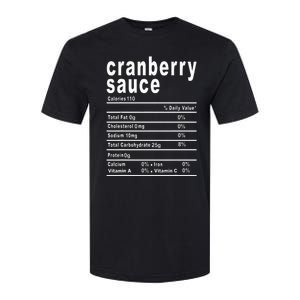 Cranberry Sauce Nutrition Facts Thanksgiving Gift Softstyle CVC T-Shirt