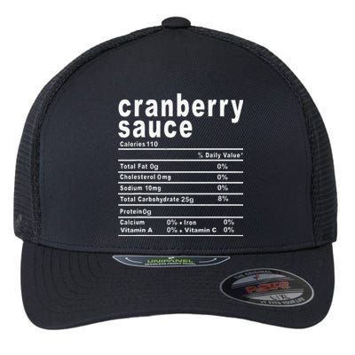 Cranberry Sauce Nutrition Facts Thanksgiving Flexfit Unipanel Trucker Cap