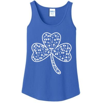 Clover Shamrock Nurse St Patrick's Day Gift For Nurse Gift Ladies Essential Tank