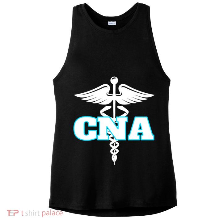 Cna Staff Nurse Healthcare Nurse Day Gift Ladies PosiCharge Tri-Blend Wicking Tank