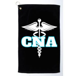 Cna Staff Nurse Healthcare Nurse Day Gift Platinum Collection Golf Towel