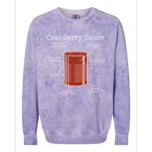 Cranberry Sauce Nutrition Gift Colorblast Crewneck Sweatshirt