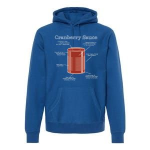 Cranberry Sauce Nutrition Gift Premium Hoodie