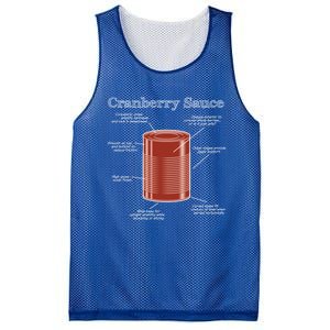 Cranberry Sauce Nutrition Gift Mesh Reversible Basketball Jersey Tank