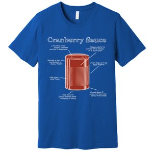 Cranberry Sauce Nutrition Gift Premium T-Shirt