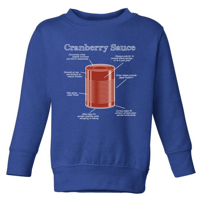 Cranberry Sauce Nutrition Gift Toddler Sweatshirt