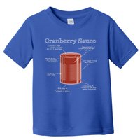 Cranberry Sauce Nutrition Gift Toddler T-Shirt