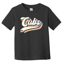 Cubs Sports Name Vintage Retro Boy Girl Toddler T-Shirt