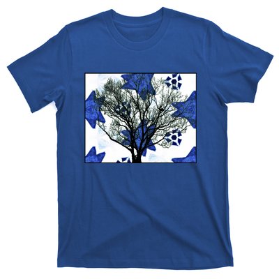 Cool Star Nighttime Tree Design Gift T-Shirt