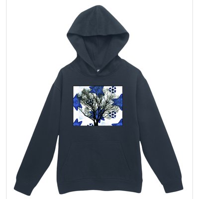 Cool Star Nighttime Tree Design Gift Urban Pullover Hoodie