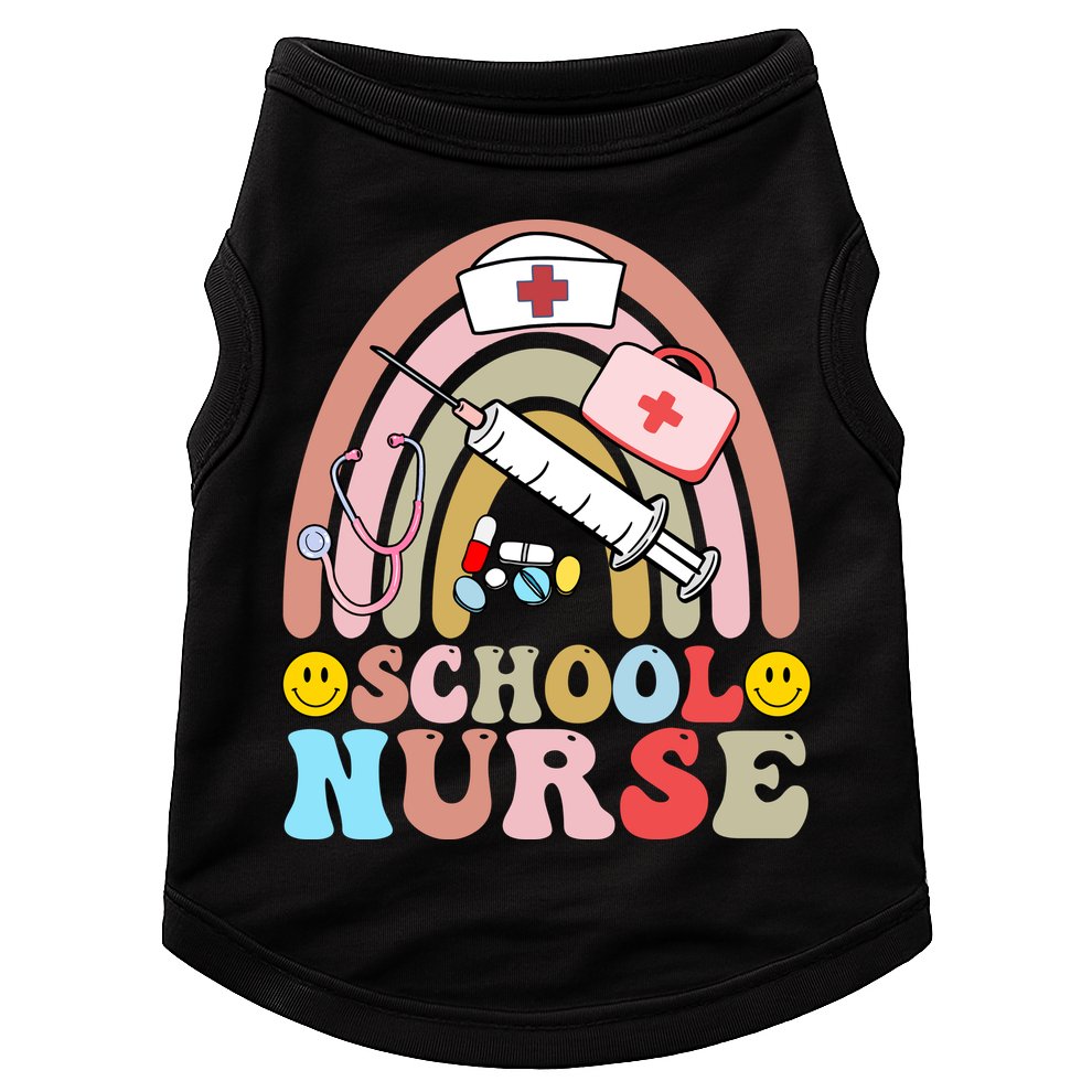 Cute School Nurse Design Doggie Tank