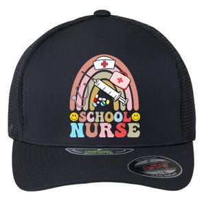 Cute School Nurse Design Flexfit Unipanel Trucker Cap