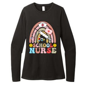 Cute School Nurse Design Womens CVC Long Sleeve Shirt