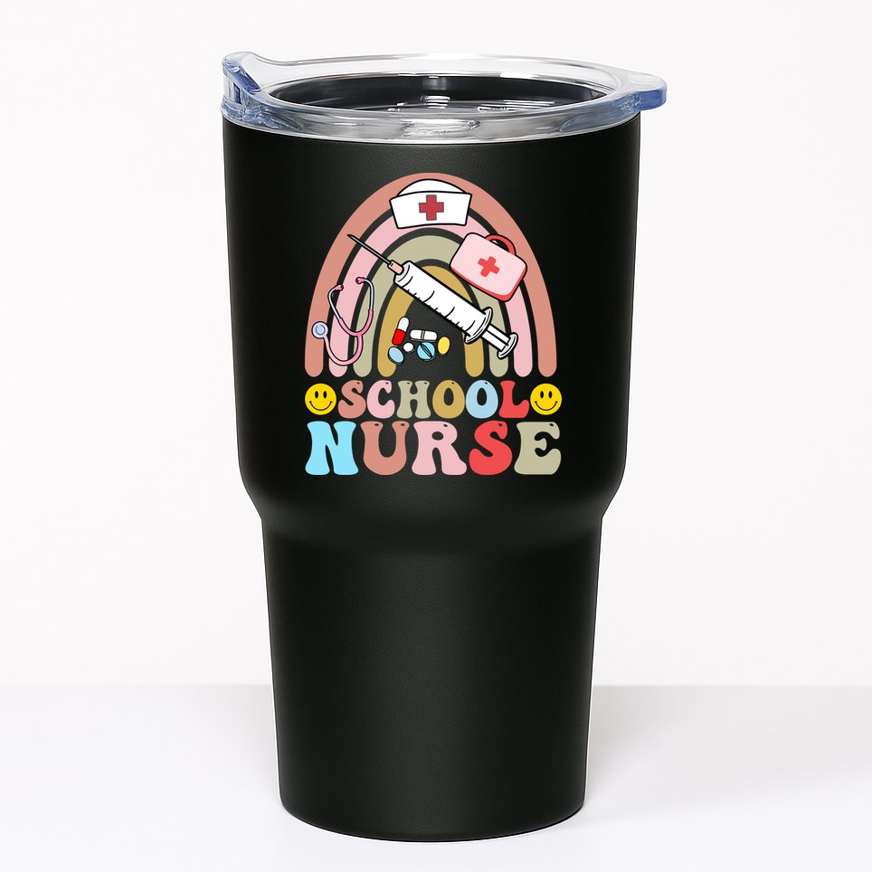 Cute School Nurse Design Tumbler