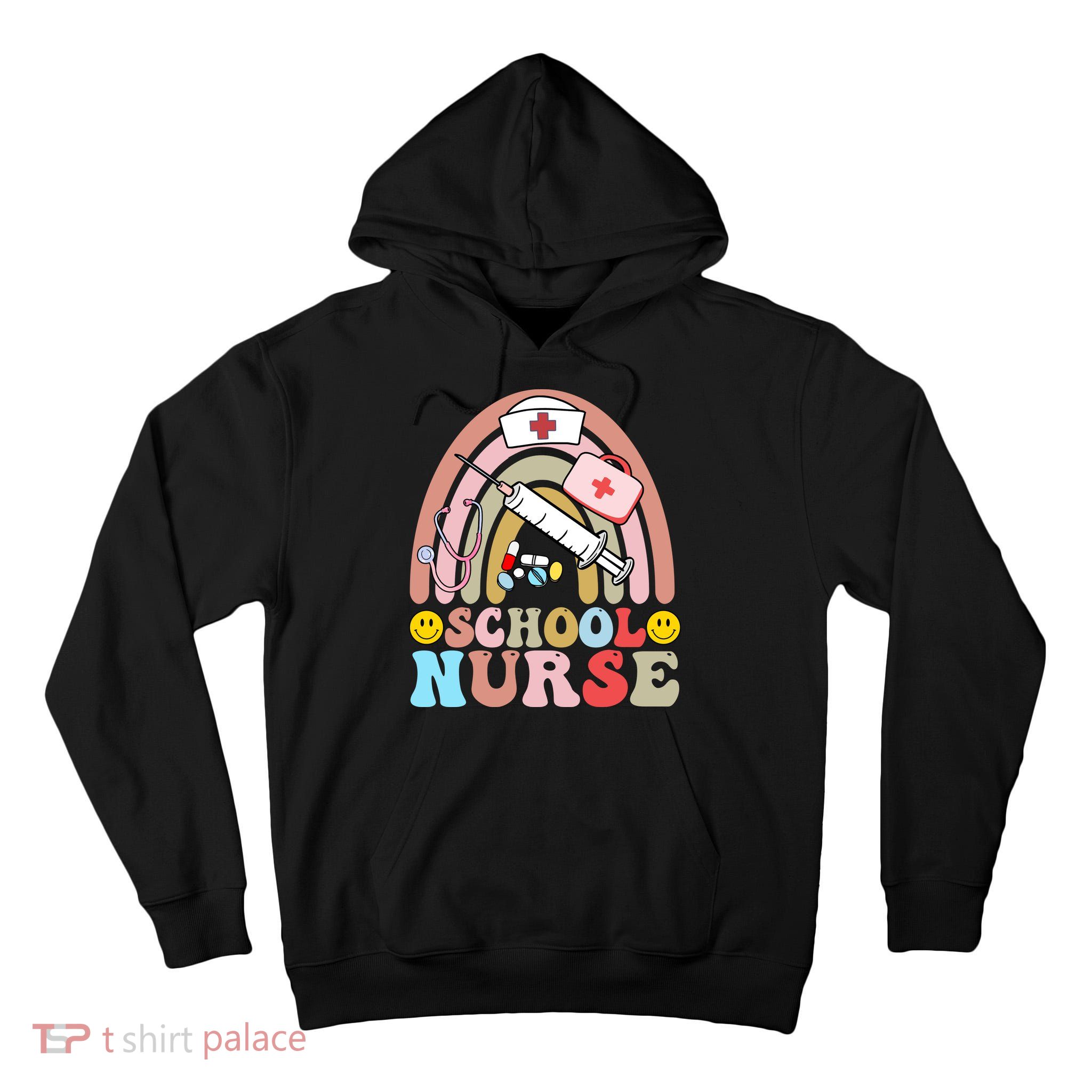 Cute School Nurse Design Tall Hoodie