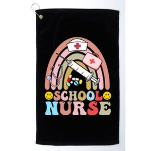 Cute School Nurse Design Platinum Collection Golf Towel