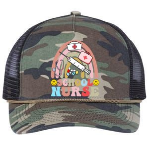 Cute School Nurse Design Retro Rope Trucker Hat Cap