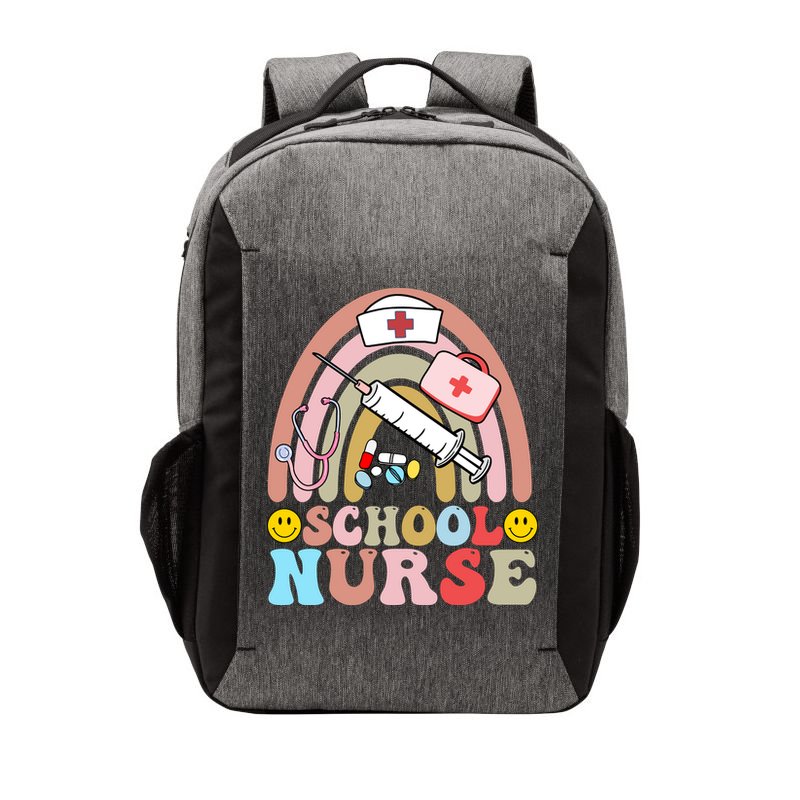 Cute School Nurse Design Vector Backpack