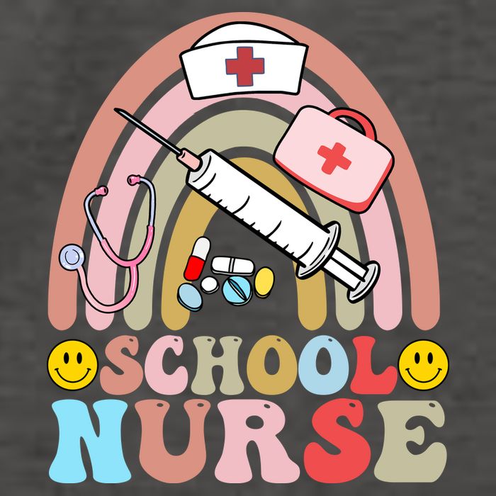 Cute School Nurse Design Vector Backpack