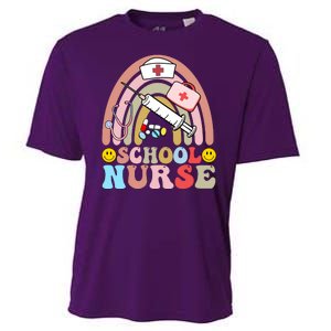 Cute School Nurse Design Cooling Performance Crew T-Shirt