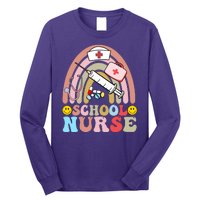 Cute School Nurse Design Long Sleeve Shirt