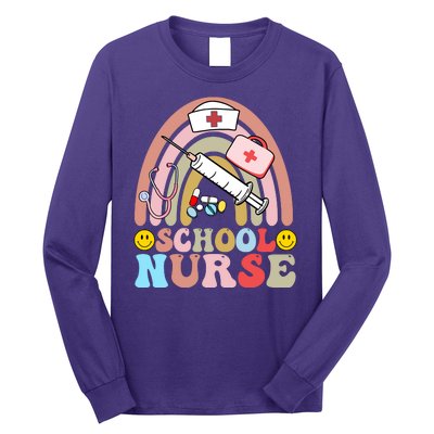 Cute School Nurse Design Long Sleeve Shirt