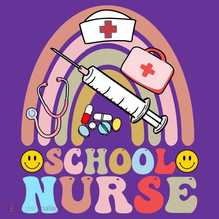 Cute School Nurse Design Tall T-Shirt