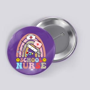 Cute School Nurse Design Button