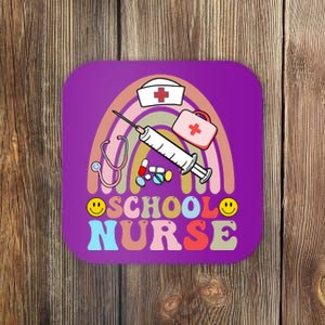 Cute School Nurse Design Coaster