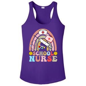 Cute School Nurse Design Ladies PosiCharge Competitor Racerback Tank