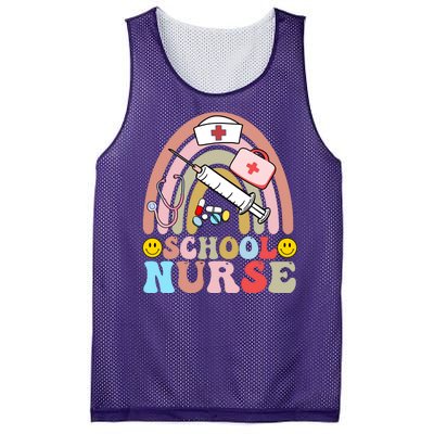 Cute School Nurse Design Mesh Reversible Basketball Jersey Tank