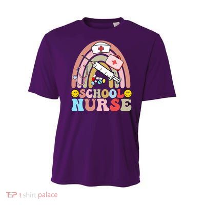 Cute School Nurse Design Youth Performance Sprint T-Shirt