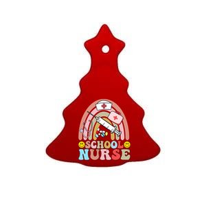 Cute School Nurse Design Ceramic Tree Ornament