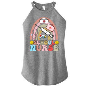 Cute School Nurse Design Women's Perfect Tri Rocker Tank