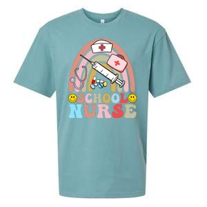 Cute School Nurse Design Sueded Cloud Jersey T-Shirt