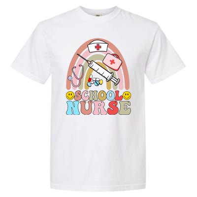 Cute School Nurse Design Garment-Dyed Heavyweight T-Shirt