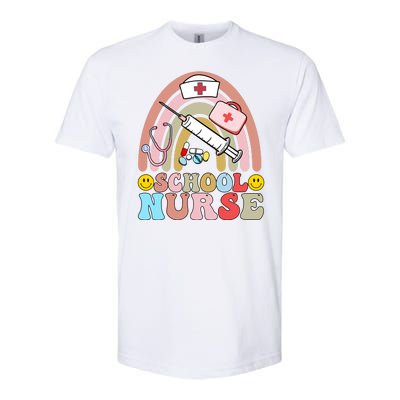 Cute School Nurse Design Softstyle® CVC T-Shirt