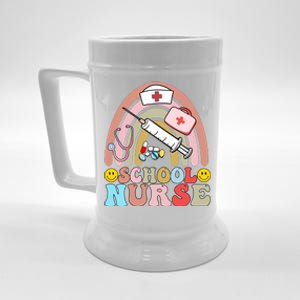 Cute School Nurse Design Beer Stein